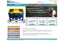 Tablet Screenshot of majormfg.com